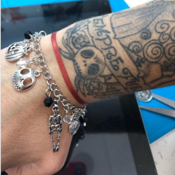 New! Nightmare Before Christmas Charm Bracelet - Picture 2 of 2